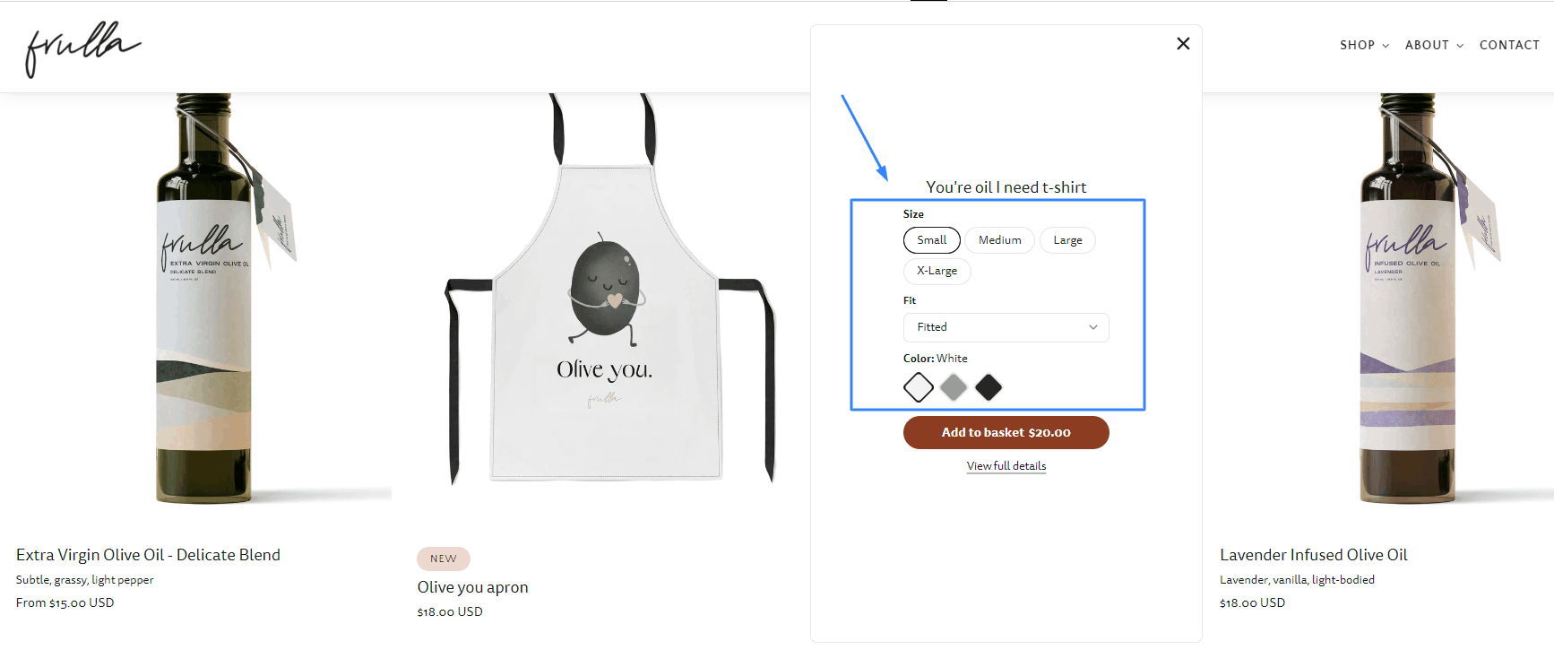 Product Tabs | Help clients select the desired products’ features